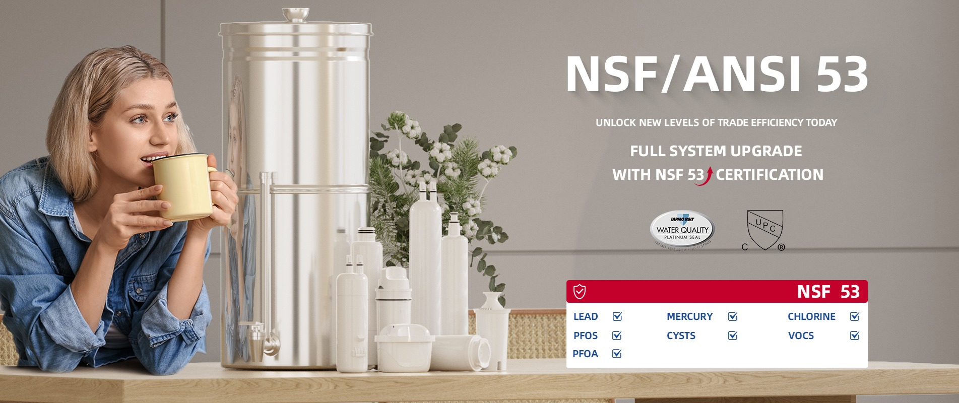 NSF53 -Zertifizierungswasserfilter